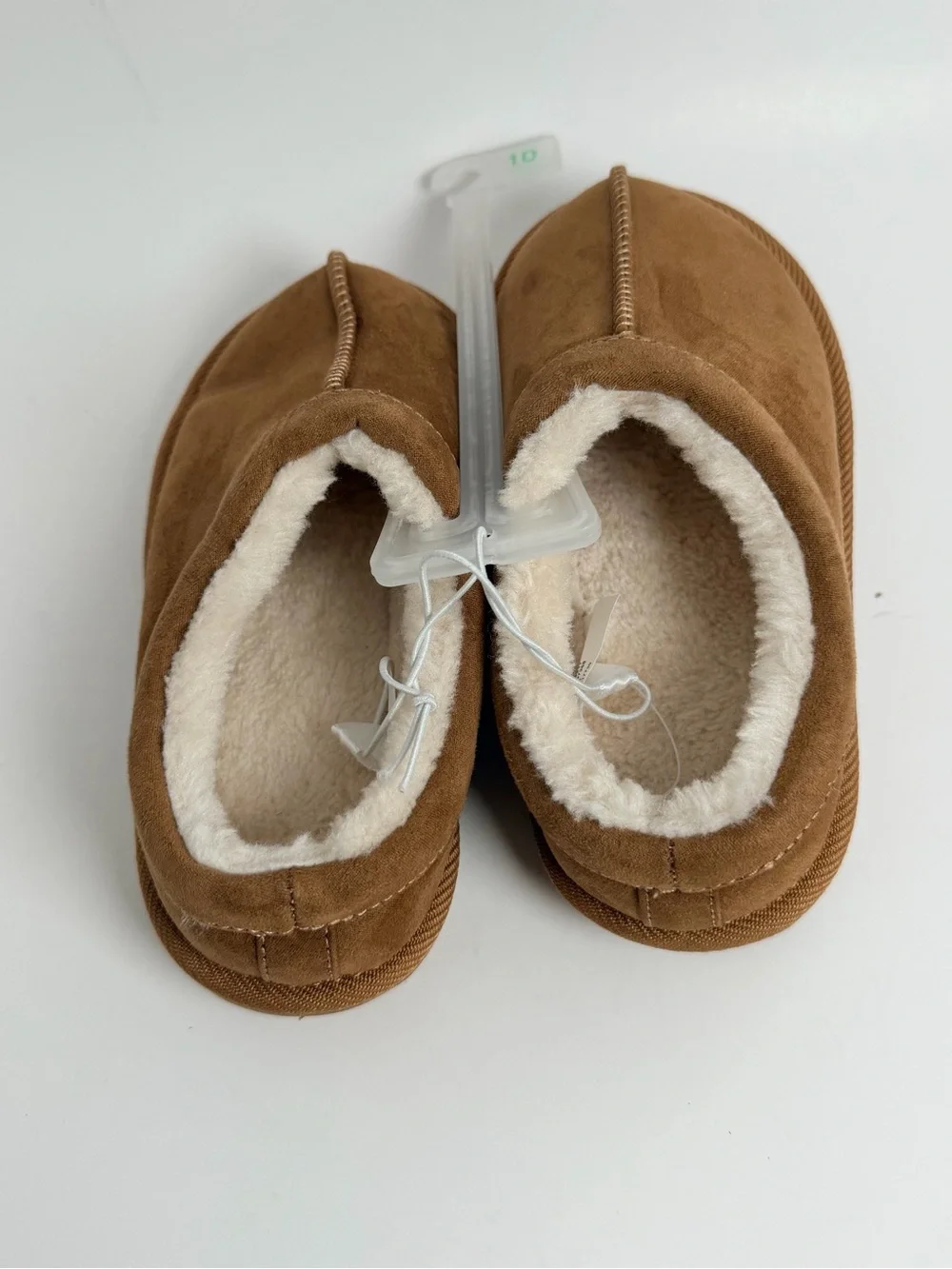 Target Kids Brown Faux-Shearling Slip-On Slippers